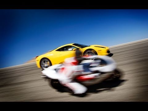 Ferrari 458 Italia vs Ducati 1198 S Forza