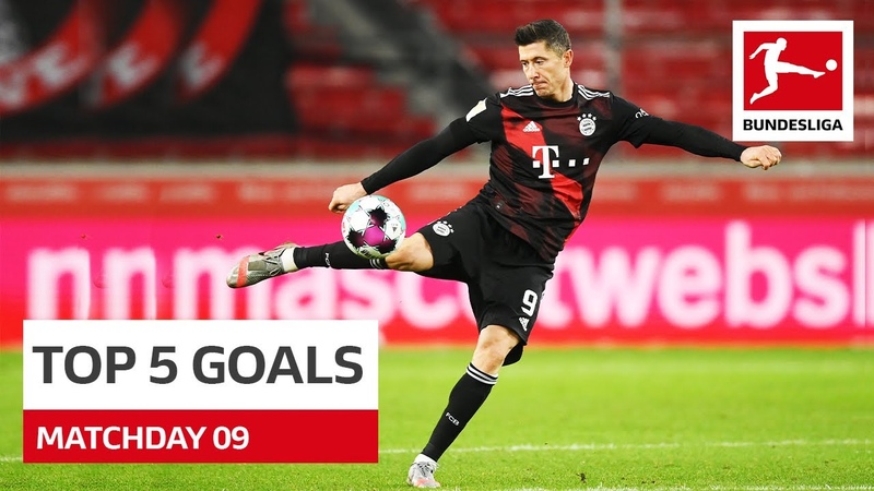 Top 5 Goals Lewandowski, Angeliño Co. , Matchday 9 2020,