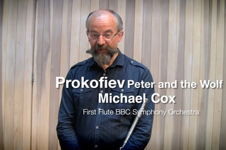 Prokofiev - Peter And The Wolf flute solos demonstrated by Michael Cox