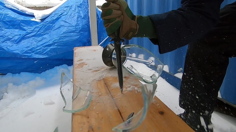 GERBER MARK II DAGGER UNTIL IT BREAKS DESTRUCTION TEST KNIFE TEST EXTREME ALIENS MOVIE