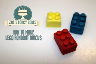 How to make icing lego blocks for cake decorating How To Tutorial Zoes Fancy Cakes