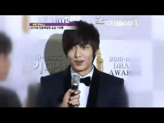 110103 OB$ - Lee Min Ho@MBC & KBS Drama Awards