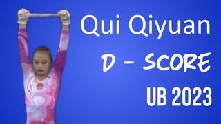 Qiu Qiyuan - UB EF - 2023 Baku World Cup D-Score 2022-2024 CoP