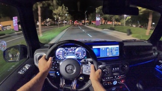 2021 Mercedes-AMG G63 POV Night Drive (3D Audio)(ASMR)